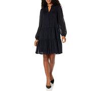 Tommy Hilfiger Damen A2hg1965-6s2-10 Kleid, Sky Captain, Schwarz, 40