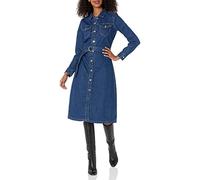 Tommy Hilfiger Damen Adaptive Denim Kleid mit Magnetverschluss, Medium Wash, 46