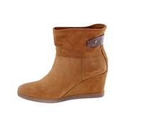 Tommy Hilfiger Damen Ancle Boots Stiefeletten Keilabsatz (Cognac, Numeric_41)