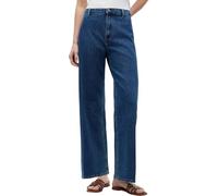 High-waist-Jeans TOMMY HILFIGER "WIDE LEG RIAN HW ANKLE", Damen, Gr. 32, Länge 32, rian, Denim/Jeans, Obermaterial: 99% Baumwolle, 1% Elasthan, unifarben, lässig geschnitten knöchellang, Jeans High-Wa