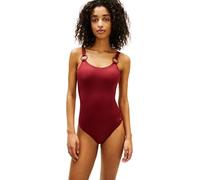 Tommy Hilfiger Damen Badeanzug Scoop Back mit Stretch, Rot (Liberty Red), L