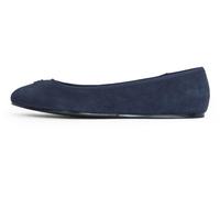 Tommy Hilfiger Damen Ballerinas Hardware aus Wildleder, Blau (Space Blue), 38