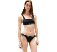 Bikini-Hose "TH SIDE TIE CHEEKY BIKINI", Damen, Gr. XS (34), N-Gr, schwarz, Polyamid, TOMMY HILFIGER SWIMWEAR, unifarben, feminin, Badehosen, mit seitlichen Knotendetails (15646433-XS) schwarz