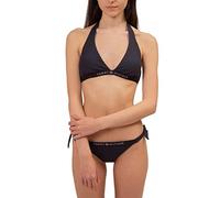 Tommy Hilfiger Damen Bikini Oberteil Triangel Herausnehmbare Polster, Schwarz (Black), XS