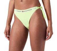 Tommy Hilfiger Damen Bikinihose Seitliche Schnürung Side Tie Cheeky Bikini Sport, Grün (Faded Lime), S