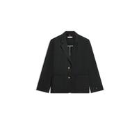 Tommy Hilfiger Damen Blazer aus Leinenmix, schwarz, Gr. 36