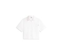 Tommy Hilfiger Damen Bluse aus Bio-Baumwolle, weiss, Gr. S