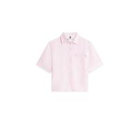 Tommy Hilfiger Damen Bluse aus Leinen, lila, Gr. S