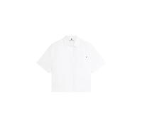 Tommy Hilfiger Damen Bluse aus Leinen, weiss, Gr. S