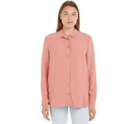 Tommy Hilfiger Damen Bluse Crepe Shirt Elegant, Rosa (Teaberry Blossom), 44