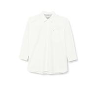 Tommy Hilfiger Damen Bluse Hemdbluse, Weiß (Th Optic White), 46