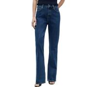 Bootcut-Jeans TOMMY HILFIGER "BOOTCUT RIAN RW", Damen, Gr. 28, Länge 30, rian, Denim/Jeans, Obermaterial: 99% Baumwolle, 1% Elasthan, unifarben, lang, Jeans, Baumwollmischung, Stretch, ausgestellte Be