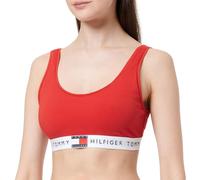 Tommy Hilfiger Damen Bralette Unlined mit Logobund, Rot (Primary Red), S