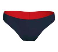 Bikini-Hose "BRAZILIAN", Damen, Gr. XL (42/44), N-Gr, blau (schwarz night navy), Polyamid, TOMMY HILFIGER SWIMWEAR, Colorblocking, casual, Badehosen, im modernen Colorblock-Design (19898330-XL) schwar