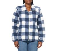 Tommy Hilfiger Damen Buffalo Check Long Sleeve Zipup Sportswear Jacket Kapuzenpullover