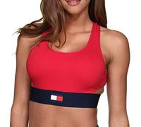 Tommy Hilfiger Damen Bustier Bralette UW0UW01249, Gr. 70(Herstellergröße:XS), Rosa (Chili Pepper 600)