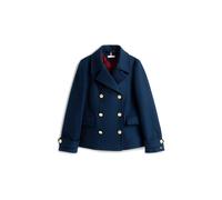 Tommy Hilfiger Damen Cabanjacke mit Wolle und Kaschmir, indigo, Gr. 36