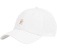 Tommy Hilfiger Damen Cap Elevated Chic aus Baumwolle, Weiß (Optic White), Einheitsgröße