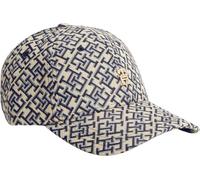 Tommy Hilfiger Damen Cap Monogram mit Monogramm-Print, Blau (Space Blue), Einheitsgröße
