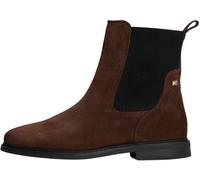 Tommy Hilfiger Damen Chelsea Boots Flag aus Wildleder, Braun (Legacy Brown), 36