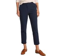 Tommy Hilfiger Damen Chino Hose Stretch Slim Knöchelfrei, Blau (Dark Night Navy), 40