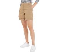 Tommy Hilfiger Damen Chino Shorts Kurz, Beige (Beige), 38