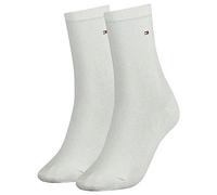 Tommy Hilfiger Damen Classic Socken, Weiß, 35-38 EU