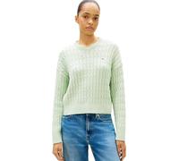 Tommy Hilfiger Damen Co Cable Mid Gg RLX Ls V-nk SWT Ww0ww48433 Pullover (1er Pack)