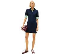 Tommy Hilfiger Damen Co Cable Mid Gg Shift Mk Dress Ww0Ww48444 Pulloverkleid, Blue (Dark Night Navy), XS