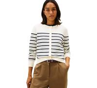 Tommy Hilfiger Damen CO Jersey FINE GG C-NK LS Cardi WW0WW42370 Cardigan Sweater, Schwarz (Calico/Dark Night Navy Multi STP), XXS, Schwarz (Calico/Dark Night Navy Multi STP), XXS