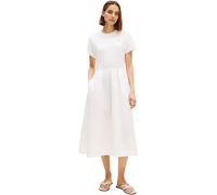 Tommy Hilfiger Damen Cody Mix Media C-nk Midi Dress Ww0ww51148 Ausgestelltes Kleid (1er Pack)