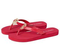 Tommy Hilfiger Damen Crelina Flip-Flop, Rot/Ausflug, einfarbig (Getaway Solids), 37.5 EU