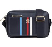 Tommy Hilfiger Damen Crossbody Bag Tasche Iconic Camera Bag aus Kunstleder, Blau (Space Blue), Einheitsgröße