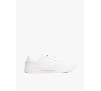 Tommy Hilfiger Damen Cupsole Sneaker Essential Chic Court aus Leder, Weiß (White), 37