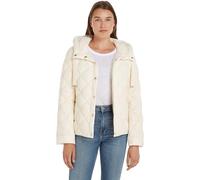 Tommy Hilfiger Damen Daunenjacke Classics Winter, Weiß (Calico), L