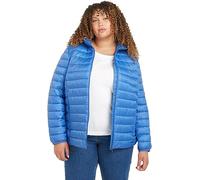 Tommy Hilfiger Damen Daunenjacke Padded Stripe Jacket Winter, Blau (Iconic Blue), 48