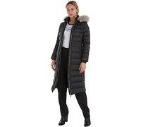 Tommy Hilfiger Damen Daunenmantel Heritage Down Tyra Coat With Fur mit Taschen
