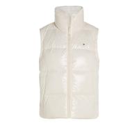 Tommy Hilfiger Damen Daunenweste mit Teddy-Fleece, offwhite, Gr. S