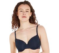 Tommy Hilfiger Tonal Logo Lace Demi Bra Blau 85 / A Frau (Herstellerartikelnummer: UW0UW04546-DW5-A85)