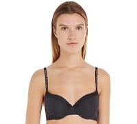 Bügel-BH "DEMI-BRA", Damen, Gr. 85, Cup A, schwarz, Jersey, Obermaterial: 79% Polyamid, 21% Elasthan, TOMMY HILFIGER UNDERWEAR, unifarben, körpernah, BHs Bügel-BH, mit Tommy Hilfiger Markenlabel (4532