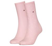 Tommy Hilfiger Legwear Tommy Hilfiger 2P Women Dot Sock Hellrosa Gr 39/42 Damen