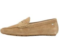 Tommy Hilfiger Damen Flag Soft Suede Driver Loafer Fw0Fw08558 Fahrerschuhe, Khaki (Safari Canvas), 38