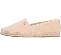 Tommy Hilfiger Damen Espadrilles Flag Canvas mit Logo, Beige (Clayed Pebble), 41