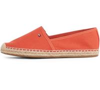 Tommy Hilfiger Damen Espadrilles Flag Canvas mit Logo, Orange (Rustic Clay), 38