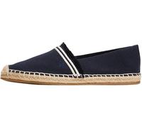 Tommy Hilfiger Damen Espadrilles Fringe Canvas Closed mit Logo, Blau (Space Blue), 38