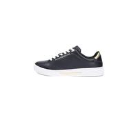 Tommy Hilfiger Damen Essential Chic Court Sneaker Fw0Fw09019 Low Top, Black (Black), 39 EU
