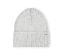 Tommy Hilfiger Damen Beanie ESSENTIAL FLAG, silber, Gr. ONESIZE