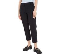 Tommy Hilfiger Damen Essential Slim Straight CO Chino WW0WW39866 Gewebte Hosen, Schwarz (Black), 36