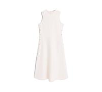 Tommy Hilfiger Damen Etuikleid aus Baumwoll-Mix, offwhite, Gr. M