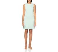 Tommy Hilfiger Damen Etuikleid mit Rundhalsausschnitt, Stretch-Taschen, Harbor Gray, 34